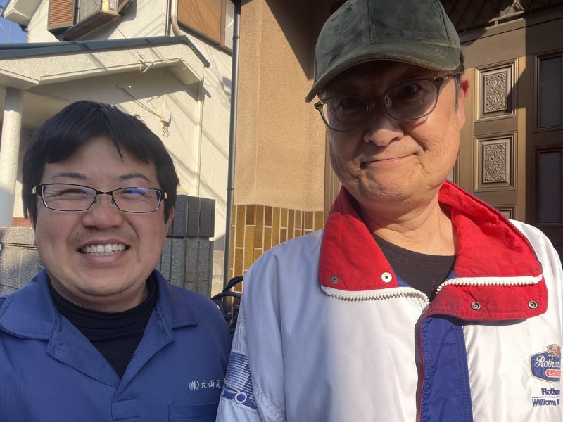 加古郡播磨町　S様　雹被害によるカバー工法・雨樋交換工事　感動させてくれる会社とのお声をいただきました！